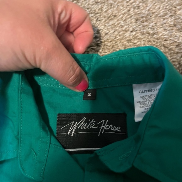 White Horse Equestrian Shirt - Picture 2 of 3